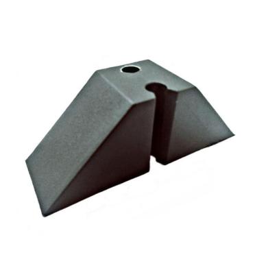 Imagem de Calço Para Telha Trapézio Médio Tr 40 Preto - 100 Peças