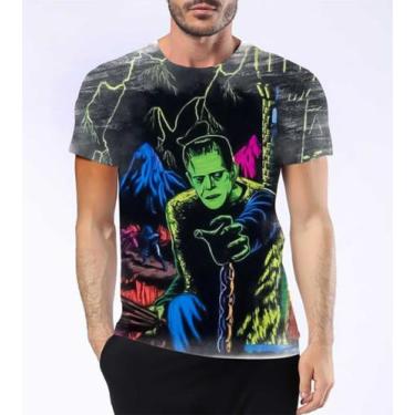 Imagem de Camiseta Camisa Frankenstein Monstro Morto Vivo Henry Hd 8 - Estilo Kr