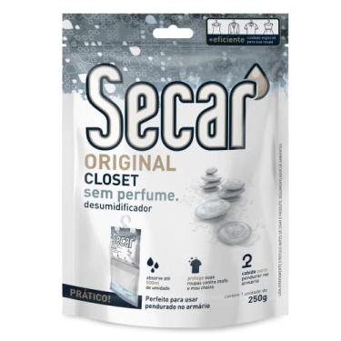 Imagem de Anti Mofo Secar Original Closet 250g Caixa C/ 9 Unidades (Sem Perfume)
