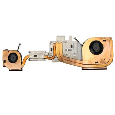 Imagem de Laptop GPU CPU FAN & dissipador de calor para Lenovo ThinkPad P72 (tipo 20MB, 20MC) 01HY795 N18E Térmico Novo