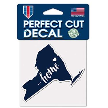 Imagem de WinCraft Decalque colorido de corte perfeito Destination New York State/New York 10 cm x 10 cm State/New York Perfect Cut Color Decal 10 cm x 10 cm, Multi, NA