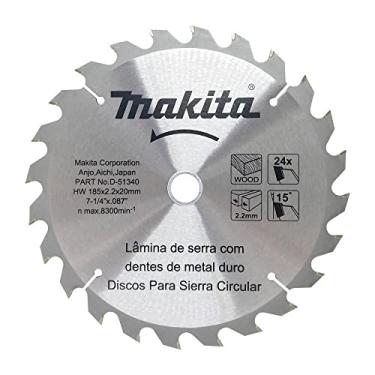 Imagem de MAKITA DISCO DE SERRA TCT 185MM X 20MM X 24 DENTES D-51340