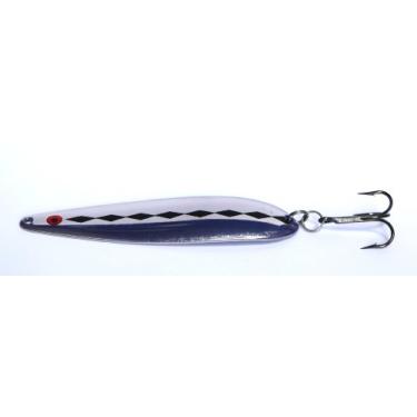 Imagem de MESU Bait Company Colher Flutter Silver Load Brent Chapman, prata/preta, 34 g