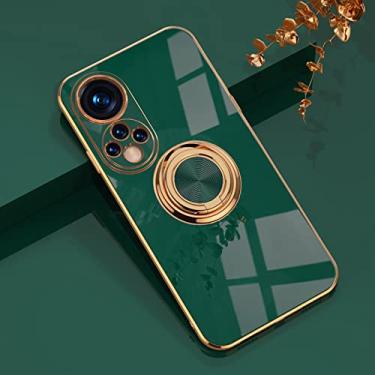 Imagem de Capa de telefone com suporte de anel para huawei honor 50 pro se 20 pro p20 p30 p50 pro nova 9 pro chapeamento capa de telefone à prova de choque, t1, para huawei mate 20