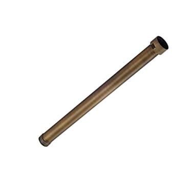 Imagem de 1pcs Tubo de extensão preto de 40CM para torneira de chuveiro extra estender tubo ouro branco cor universal interface estender tubos, antiguidade, 30cm