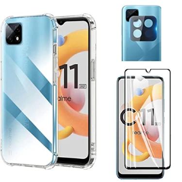 Imagem de Capa Capinha Para Realme C11 2021 + Película Vidro 3D 9D + Película Câmera - Phone Palace
