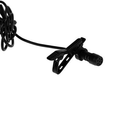 Imagem de Qudai Lapela super prendedor de gravata Metal Mono microfone de lapela de 3,5 mm com colar Clip para alto-falante Lound BD