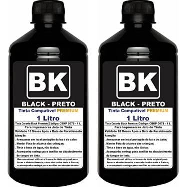 Imagem de AUTHENTIC INK Tinta Preta 2 Litros Para Impressoras Epson L3150 L3110 L3250 L3210 L5190 L1250