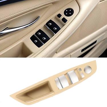 Imagem de Painel de apoio de braço do interruptor de janela, para BMW Série 5 Guarnição da tampa do apoio de braço (lado do motorista) suporte da porta frontal esquerda (serve em: 520 523 525 528 530 535 2010-2016)