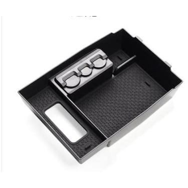 Imagem de GZBFTDH Bandeja de console central de carro compatível com acessórios automotivos Mazda CX-9, peças suporte organizador de caixa de armazenamento de apoio de braço 2017-2023