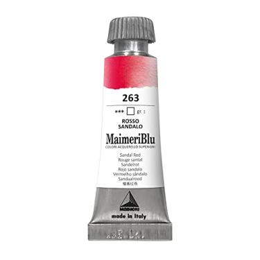 Imagem de MAIMERI BLU Tinta Aquarela Profissional Bisnaga 12ml, Vermelho Sandália