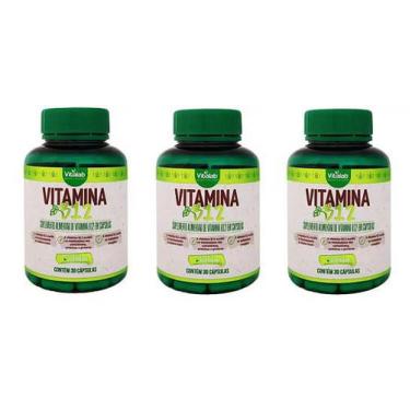 Imagem de Vitamina B12 Ultra Concentrado Vegana 30 Caps. Vitalab 3 Uni