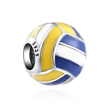 Imagem de Berloque I LOVE VÔLEI em Prata 925