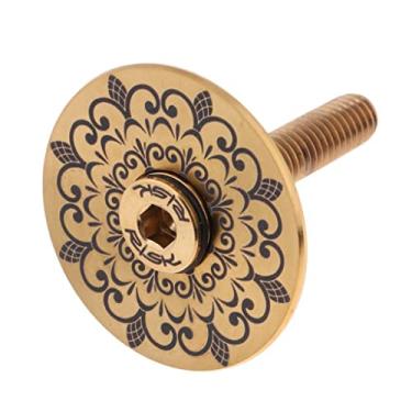 Imagem de Fancyes Conjunto de Parafusos de de de Ouvido de à Poeira para de Haste de Liga de Titânio, Ouro-Totem