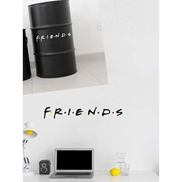 Imagem de Adesivo Para Parede Friends 2 Uni Tamanho 48cmx12cm