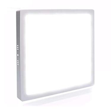 Imagem de Painel Plafon Led 25w Quadrado Sobrepor - Branco Frio