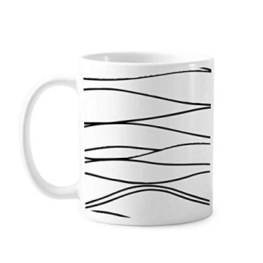 Imagem de Irregular Line Textura Art Deco Presente Caneca Moderna Cerâmica Café Porcelana Caneca de Cerâmica