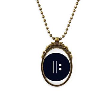 Imagem de DIYthinker Chaveiro com pingente vintage de latão com assinatura de repetição branca