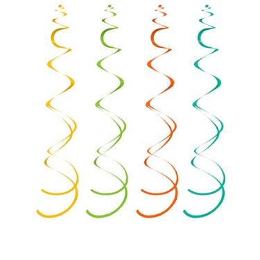 Imagem de Creative Converting Serpentinas decorativas para pendurar, 10 unidades, cores sortidas, 324355