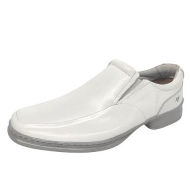 Imagem de Sapato Social Masculino Couro Rafarillo Branco 9227-05P