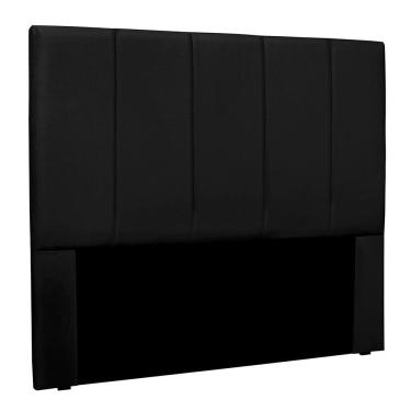 Imagem de Cabeceira Queen 1,60m Sevilha Suede Preto - Pallazio