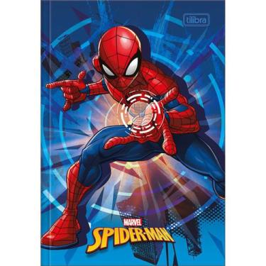 Imagem de Caderno Tilibra Pequeno Spider Man Brochura 80 Folhas