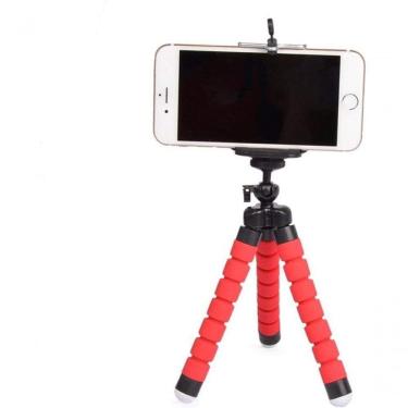 Imagem de Tripé Para Celular Flexivel E Camera Vermelho P