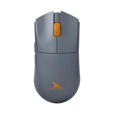 Imagem de Darmoshark Mouse Para Jogos Sem Fio M3S, Tri-Mode 2K/Usb-C/Bluetooth Mouse Até 26KDPI, Sensor Óptico Paw3395, Peso Leve De 54G, 5 Botões Programáveis, Duração Da Bateria De 500Mah,Cinzento
