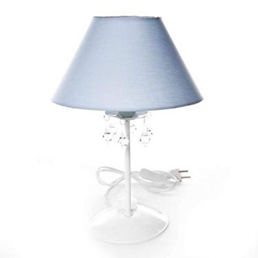 Imagem de Potinho de Mel Abajur Metal Pingente Pião Quarto Bebê Infantil Menino Azul