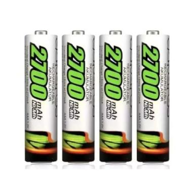 Imagem de Baterias recarregaveis AAA