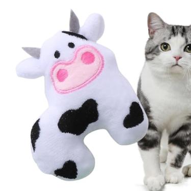 Imagem de Siopob Animais de brinquedo de gato com erva-de-gato, brinquedo de gato papagaio - Brinquedo de pelúcia para mastigar para gatos,Brinquedo interativo para dentição de cachorro pequeno a médio para