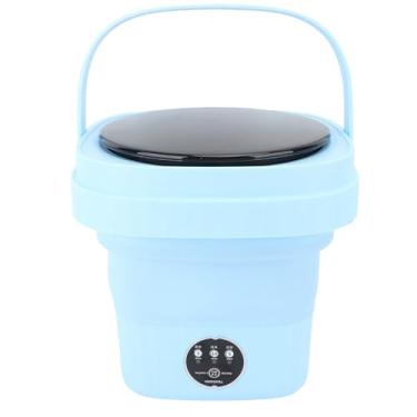 Imagem de Mini Máquina de Lavar, 36W à Prova d'água IPX4 6L, Leve, Dobrável, Portátil, para Roupas íntimas (Plugue dos EUA)