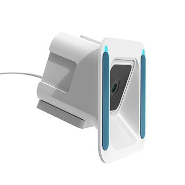 Imagem de HOLACA Suporte de janela para Wyze Cam v3, inclinação de 20 graus (para cima/baixo/esquerda/direita) Suporte de montagem flexível adesivo forte para suporte Wyze Cam v3 (branco)