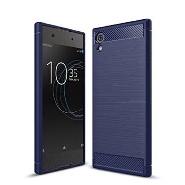 Imagem de Capa para Sony Xperia XA1 Plus, toque macio, proteção total, anti-arranhões e impressões digitais + capa de celular resistente a arranhões para Sony Xperia XA1 Plus