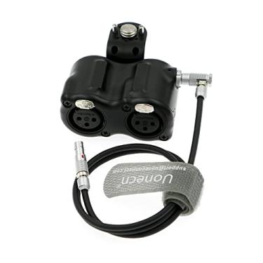 Imagem de Uonecn Adaptador macho de 5 pinos para XLR fêmea duplo de 3 pinos para RED Digital Cinema V-Raptor DSMC3 para câmera ARRI Alexa Mini