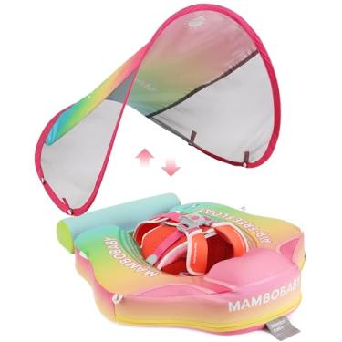 Imagem de Mambobaby – Boia para bebês com cobertura solar – Arco-íris