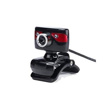 Imagem de Câmera Webcam HDWeb com microfone HD embutido, 10 milhões de pixels, USB, plug play, webcam, vídeo widescreen, YSJ