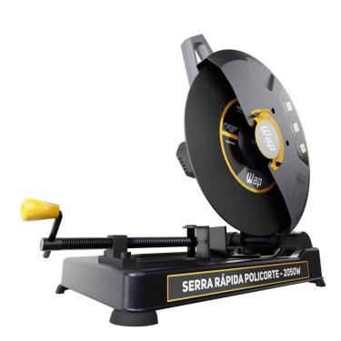 Imagem de Serra Policorte de Bancada Profissional 2050w Disco 355mm Cortar Ferro Metal Aço Wap Wf Sp01 220v