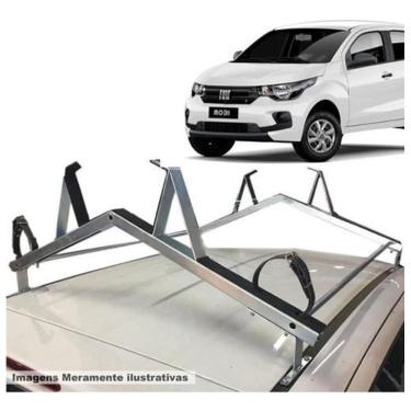 Imagem de Rack teto suporte porta escadas fiat mobi 2 e 4 pts 16 a 21
