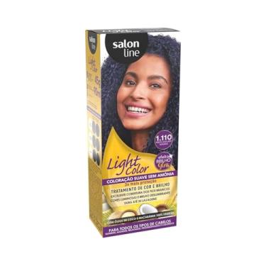 Imagem de Salon Line, Coloração Suave, Light Color, 1.110 Preto Azulado Intenso - Para Todos os Tipos de Cabelo