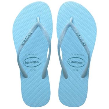 Imagem de Chinelo Havaianas Slim Glitter Neon Azul Water