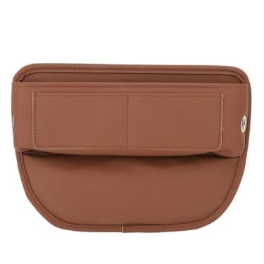 Imagem de Caixa de Armazenamento para Assentos de Carro, Couro PU Mantendo-se Arrumado, Resistente e Organizador Universal Multifuncional para Guardar Chaves de Carteiras de óculos de Sol