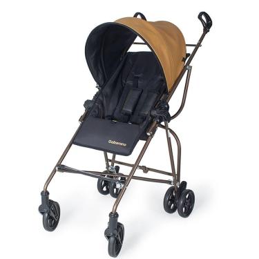 Imagem de Carrinho de Bebê para Passeio Galzerano Capri de 6 Meses Até 15kg Preto e Cobre