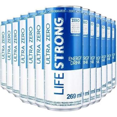 Imagem de Energético Life Strong Energy Drink 12 Unidades Tradicional