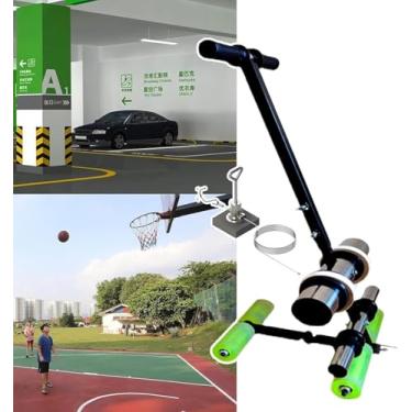 Imagem de Kit de ferramentas de marcação de quadra de basquete, máquinas de listagem de linha de campo de jogo, ferramenta de marcação de linha de fita, largura ajustável para entrada de automóveis, a