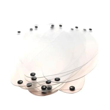 Imagem de Viseira Capacete De Moto Trasparente San Marino 10 unidades - MR CAPAS