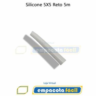 Imagem de Perfil De Silicone 5mm X 5mm Reto Rolo Com 5 Metros - SZORTEC