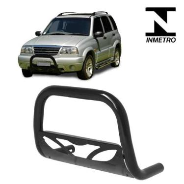 Imagem de Quebra Mato Tracker 2006 2007 2008 2009 com chapa Preto - CCF