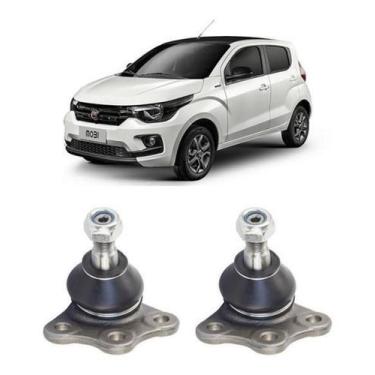 Imagem de Kit 2 Pivô Bandeja Balança Dianteira Fiat Mobi 2017 2019 - Qualykits