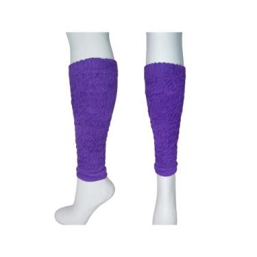 Imagem de 1 Par Meia Polaina Colorida Feminina Fitness Ginástica Treino Aeróbica